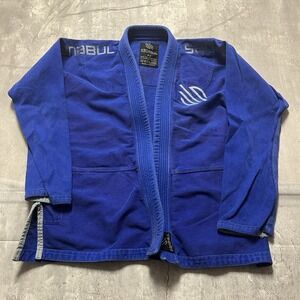 Sanabul Essentials V2 Ultra Light BJJ Gi Top Only Sz A2 Blu/Gry Jiu Jitsu Kimono